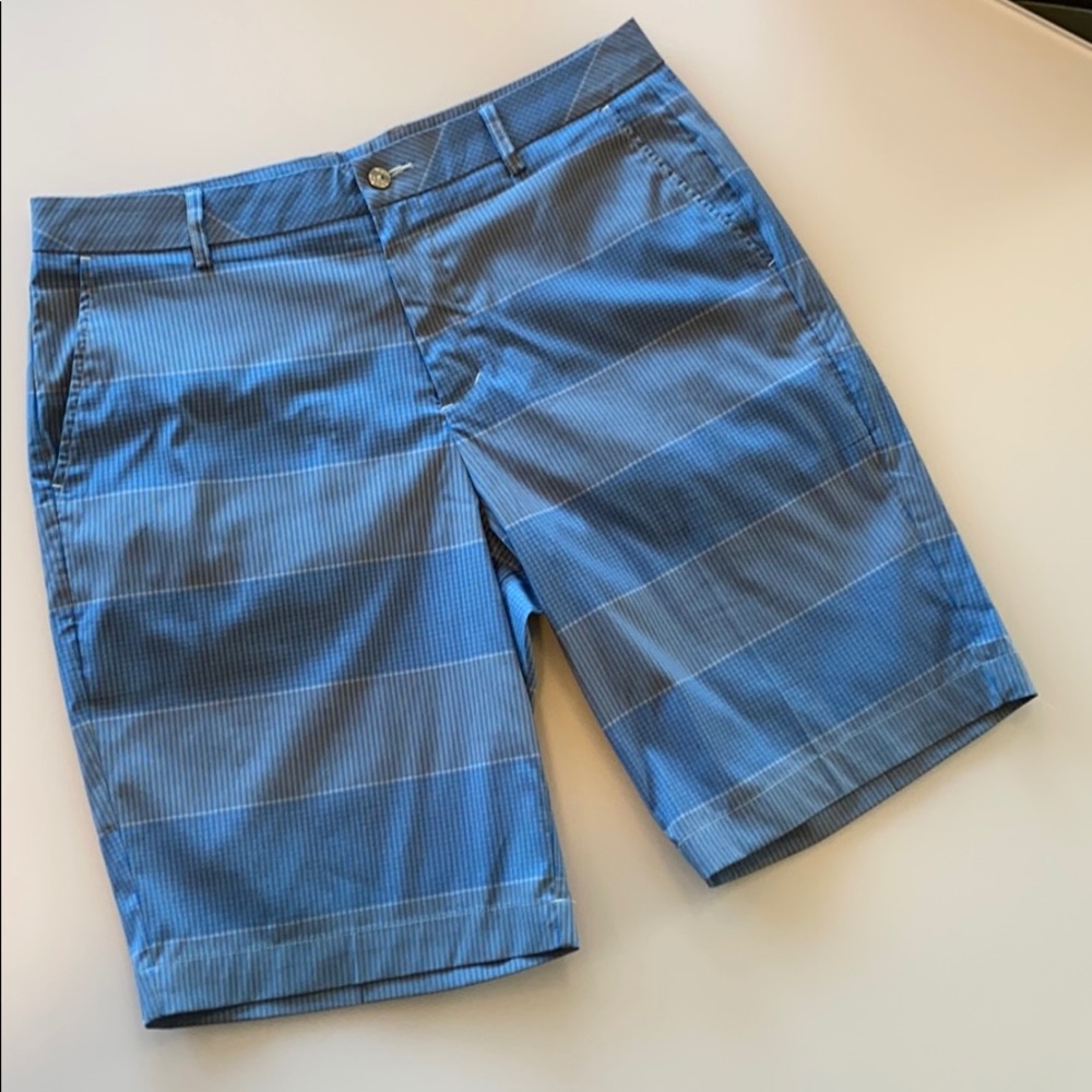 Plaid Puma Shorts